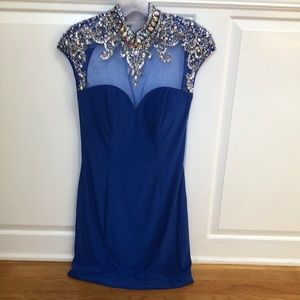 Hanna S cocktail dress Royal Blue